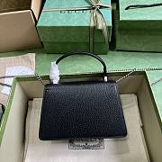 Gucci Dionysus Mini Top Handle Bag Black 18x12x6cm - 4