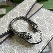 Gucci Dionysus Mini Top Handle Bag Beige White 18x12x6cm - 2