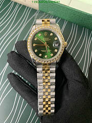 Rolex Datejust 31 Watch Oyster 31mm Gold Diamond - 1