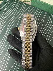 Rolex Datejust 31 Watch Oyster 31mm Gold Diamond - 4