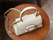 Gucci Horsebit 1955 Top Handle White 22x16x10.5cm - 4