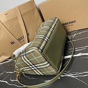 Burberry Check Medium Bowling Bag Green 30 x 15 x 21cm - 4