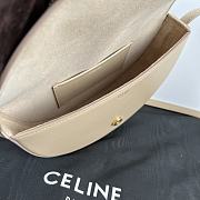 Celine Besace Cuir Triomphe Smooth Nude 23x13x6cm - 4