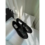 Chanel CC Lambskin Loafters Black - 1