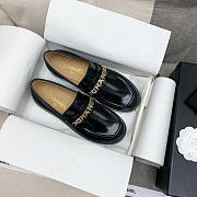 Chanel Moccasins Patent Calfskin Black - 5