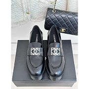 Chanel Moccasins Calfskin & Metal Black - 4