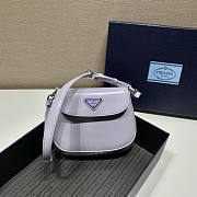 Prada Prada Cleo Brushed Leather Mini Bag Purple 17x14.5x7cm - 6