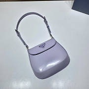 Prada Prada Cleo Brushed Leather Mini Bag Purple 17x14.5x7cm - 5