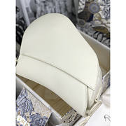 Dior Saddle White 25.5 x 20 x 6.5 cm - 6