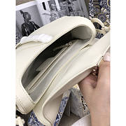 Dior Saddle White 25.5 x 20 x 6.5 cm - 5