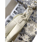 Dior Saddle White 25.5 x 20 x 6.5 cm - 4