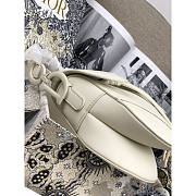 Dior Saddle White 25.5 x 20 x 6.5 cm - 2