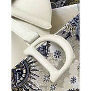 Dior Saddle White 25.5 x 20 x 6.5 cm - 3