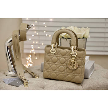 Dior Small Lady Bag Beige 20cm