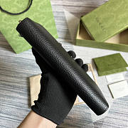 Gucci GG Marmont Zip Around Wallet Black 19x10x2.5cm - 4