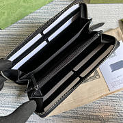 Gucci GG Marmont Zip Around Wallet Black 19x10x2.5cm - 2