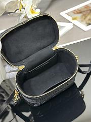 Dior Small Diortravel Vanity Case Black 18.5 x 13 x 10.5 cm - 3