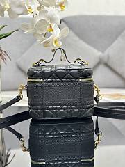 Dior Small Diortravel Vanity Case Black 18.5 x 13 x 10.5 cm - 2