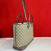 Gucci Ophidia Medium Tote Bag Beige Brown 38.5x28.5x15cm - 2