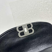 Balenciaga Women's BB Soft Small Flap Bag Calfskin Black 23x14x3cm - 6