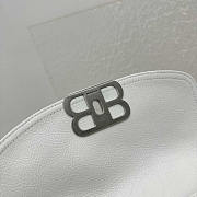 Balenciaga Women's BB Soft Small Flap Bag Calfskin White 23x14x3cm - 5