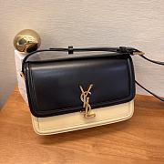 YSL Solferino Medium Leather Crossbody Bag 23x15x5cm - 1