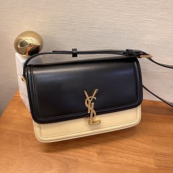 YSL Solferino Medium Leather Crossbody Bag 23x15x5cm