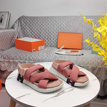 Hermes Electric Sandals Pink