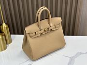 Hermes Birkin 25 Beige Gold 25x20x13cm - 3