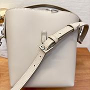 YSL LE 37 Small In Shiny Leather Beige 17 x 20 x 13 cm - 6