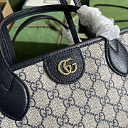 Gucci Ophidia Medium Tote Bag Beige Blue 38.5x28.5x15cm - 2