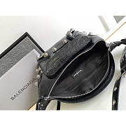 Balenciaga Le Cagole Leather Belt Bag Black 33x16x18cm - 6