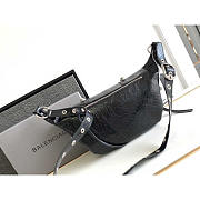 Balenciaga Le Cagole Leather Belt Bag Black 33x16x18cm - 3