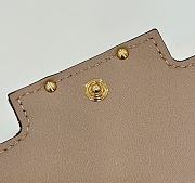 Fendi Continental With Chain Brown Fabric Wallet 19x9x1cm - 3