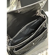 YSL Niki Large Calfskin Shoulder Bag Black 32×23×9cm - 4