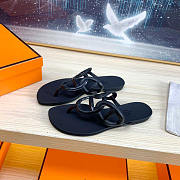 Hermes Egerie Sandals Black - 3