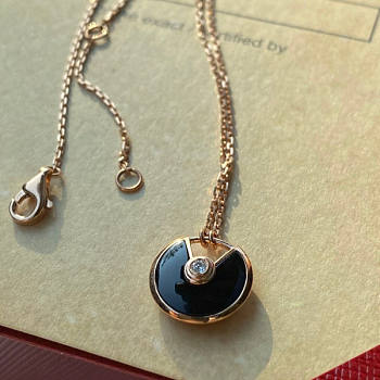 Cartier Amulet Necklace Black