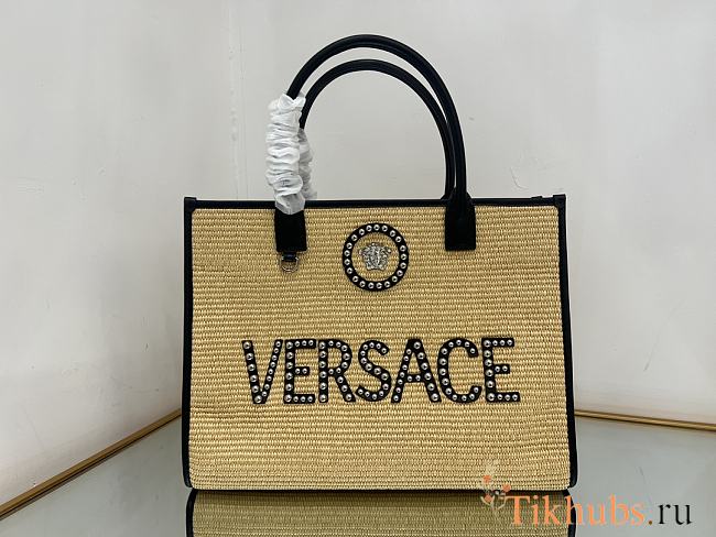 Versace Studded La Medusa Large Tote Bag 40x19x29cm - 1