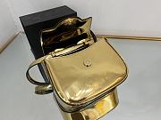 Versace La Medusa Mini Leather Shoulder Bag Gold 16x6x12cm - 6