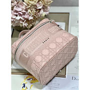 Dior Pink Travel D-Lite Vanity Case Pink 25x15x14cm - 3