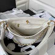 Chanel Tote Bag White 26x25x7.5cm - 5