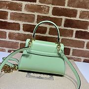 Gucci Horsebit 1955 Mini Top Handle Bag Green 22x16x10.5cm - 2