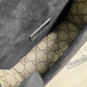 Gucci Dionysus Mini Top Handle Bag Black Beige 18x12x6cm - 5