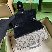 Gucci Dionysus Mini Top Handle Bag Black Beige 18x12x6cm - 4