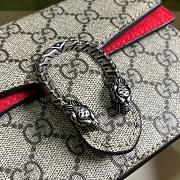 Gucci Dionysus Mini Top Handle Bag Red Beige 18x12x6cm - 2