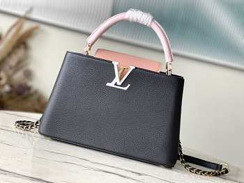 Louis Vuitton LV MM Black Pink 31.5x20x11cm
