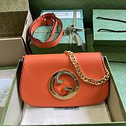 Gucci Blondie Shoulder Bag Orange 28x16x4cm - 1