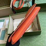 Gucci Blondie Shoulder Bag Orange 28x16x4cm - 5