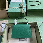 Gucci Dionysus Mini Top Handle Bag Green 18x12x6cm - 2