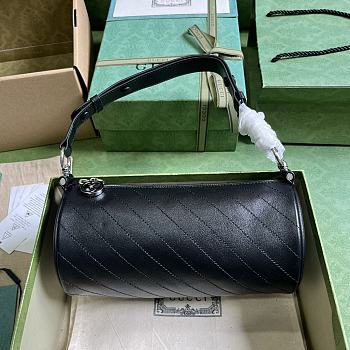 Gucci Blondie Small Shoulder Bag Black 25x13x12cm